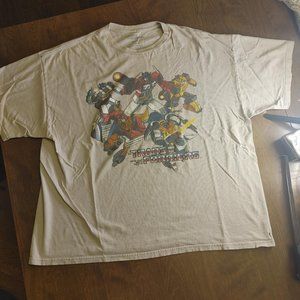 Transformers cartoon graphic tee Gray Mens 2XL